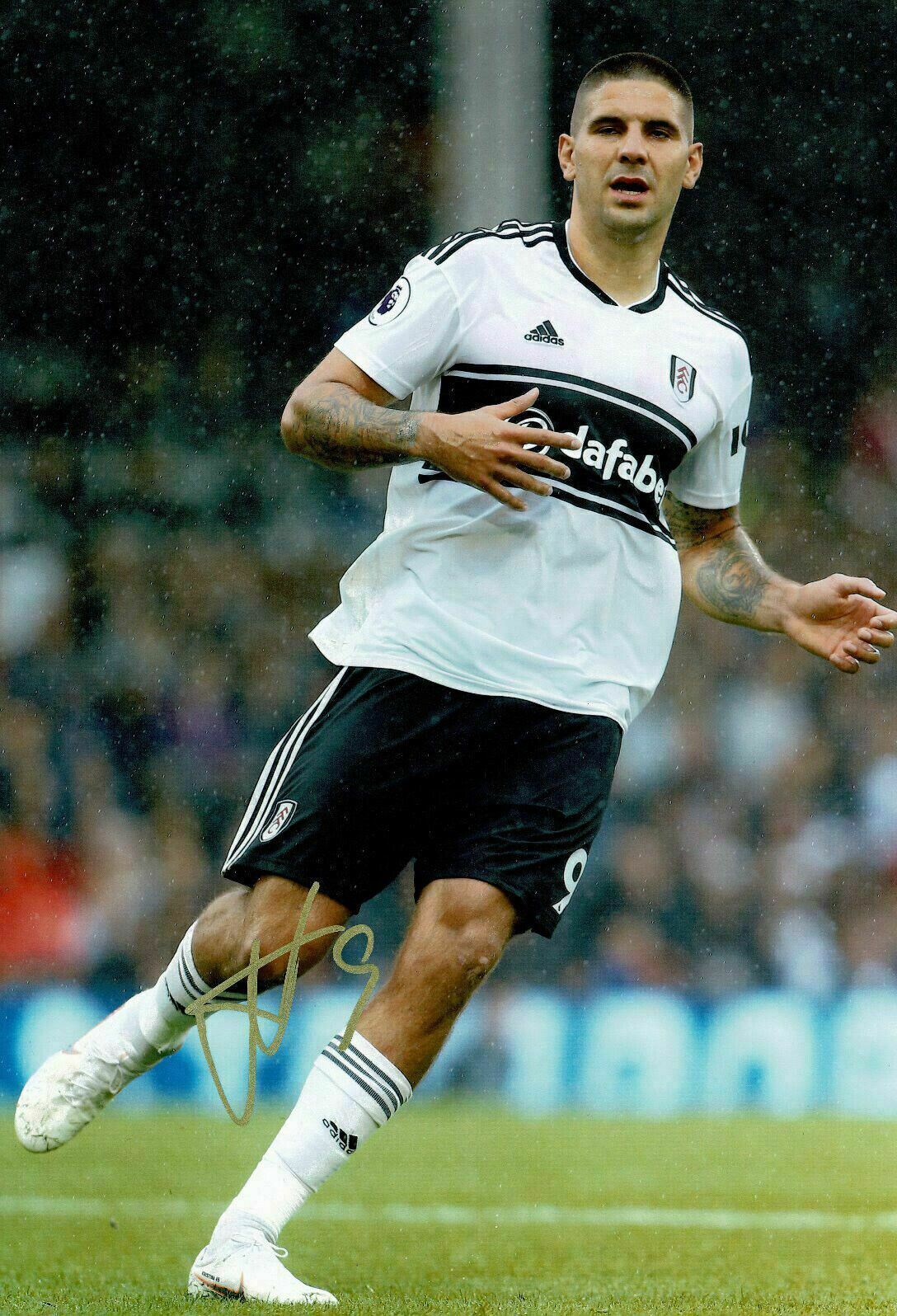 Aleksandar Mitrovic Signed 12X8 Photo Poster painting Fulham F.C. Autograph AFTAL COA (E)