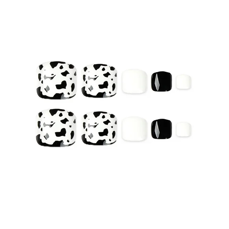 Summer Black and White Leopard 