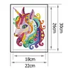 Unicorn-14CT Stamped Cross Stitch Kit(22x30cm)