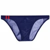 Men's Sexy Low Waist Ice Silk Transparent Ultra-Thin Breathable U-Convex Briefs