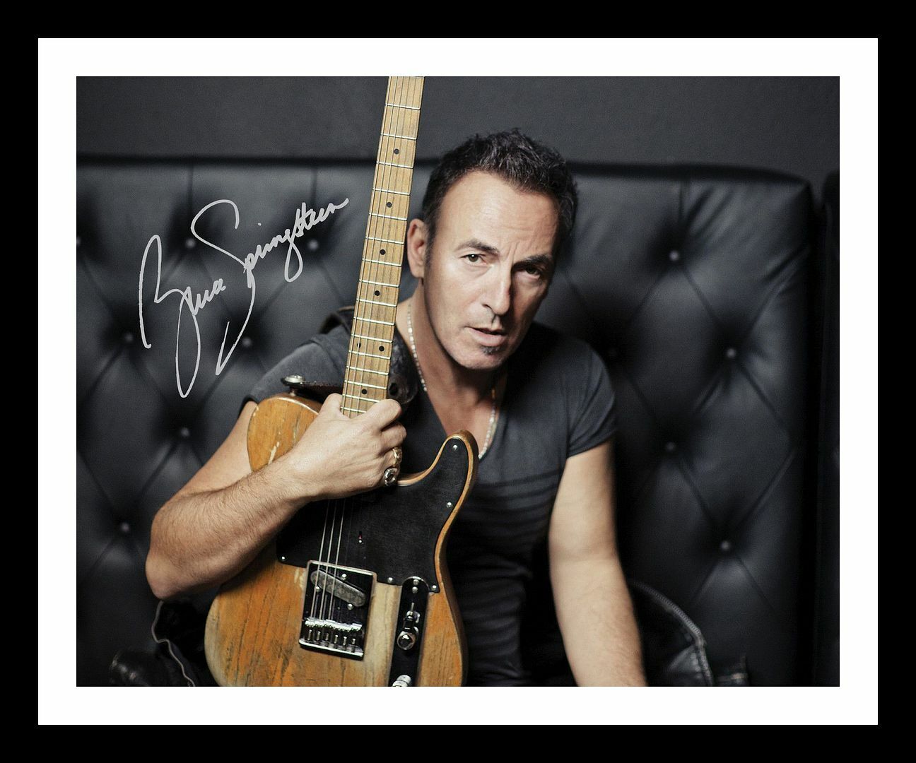 Bruce Springsteen Autograph Signed & Framed Photo Poster painting 1