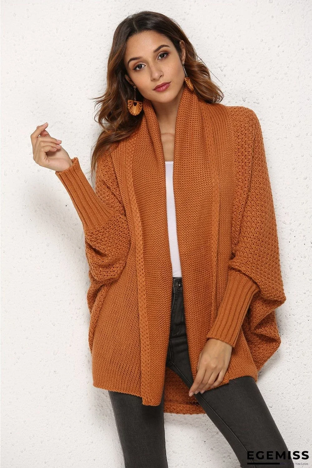 Bat Sweater Cardigan Multicolor Coat Sweater | EGEMISS