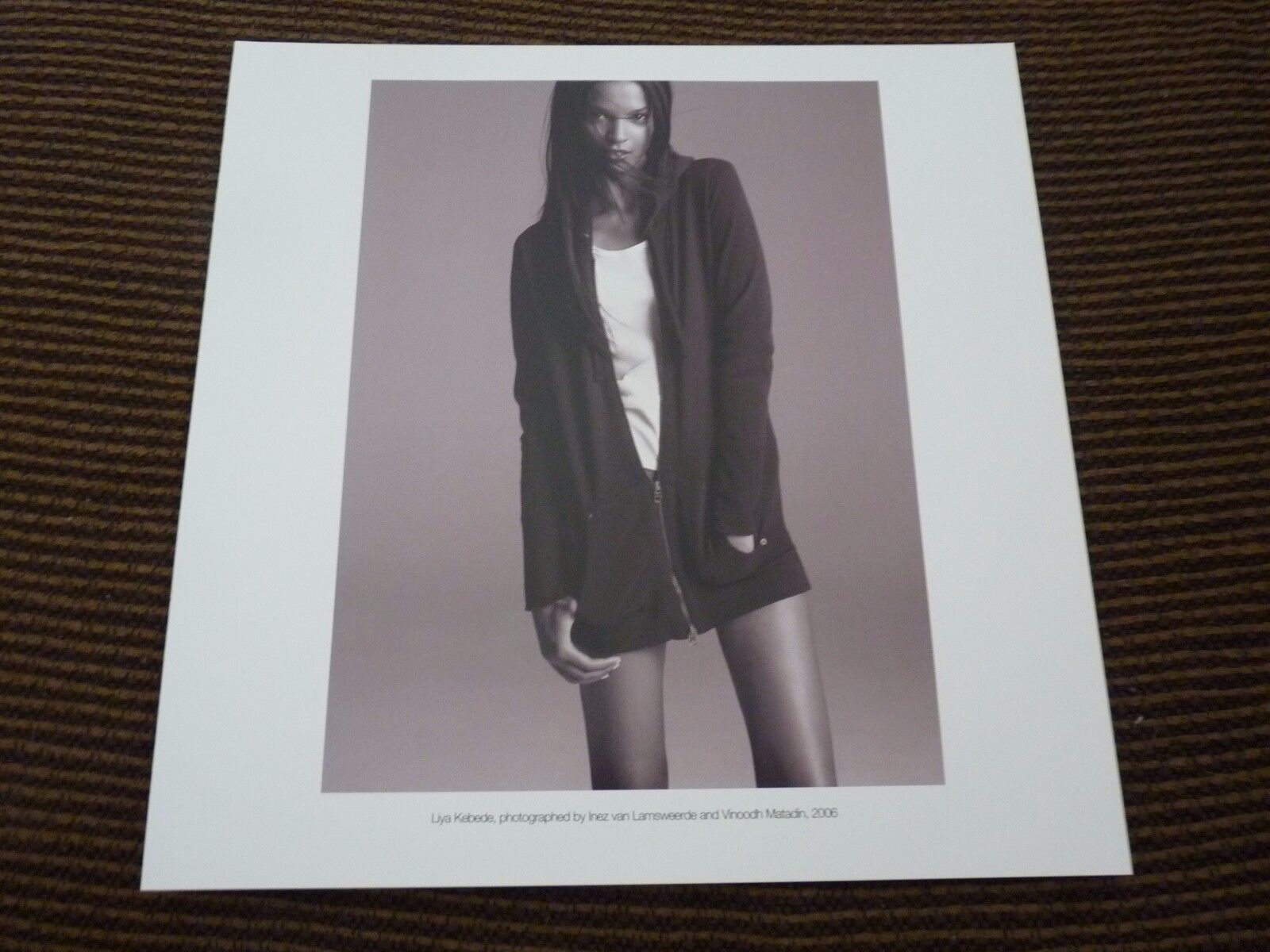 Single Page 2 Side Liya Kebede Glenda Jackson Matsuhisa Coffee Table Book Photo Poster painting