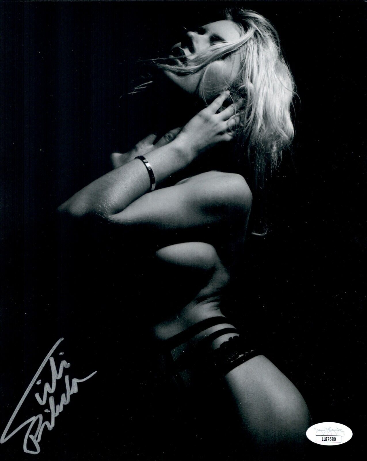 TITI PIKULA Hand Signed SEXY Model 8x10 Photo Poster painting IN PERSON Autograph JSA COA Cert