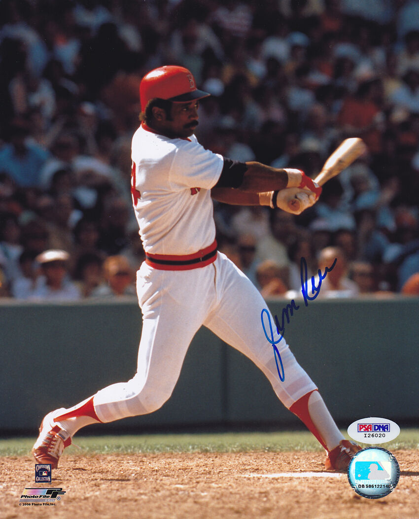 Jim Rice SIGNED 8x10 Photo Poster painting Boston Red Sox PSA/DNA AUTOGRAPHED