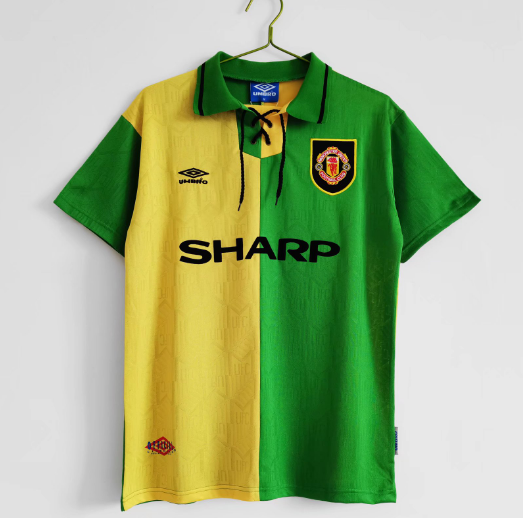 Retro 92/94 Manchester United third away Football T-Shirt