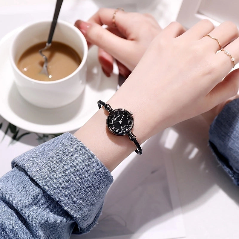 Minimalist Round Buckle Quartz Women’s Watches