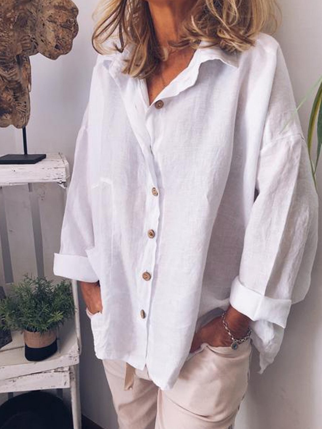 linen tops for women uk