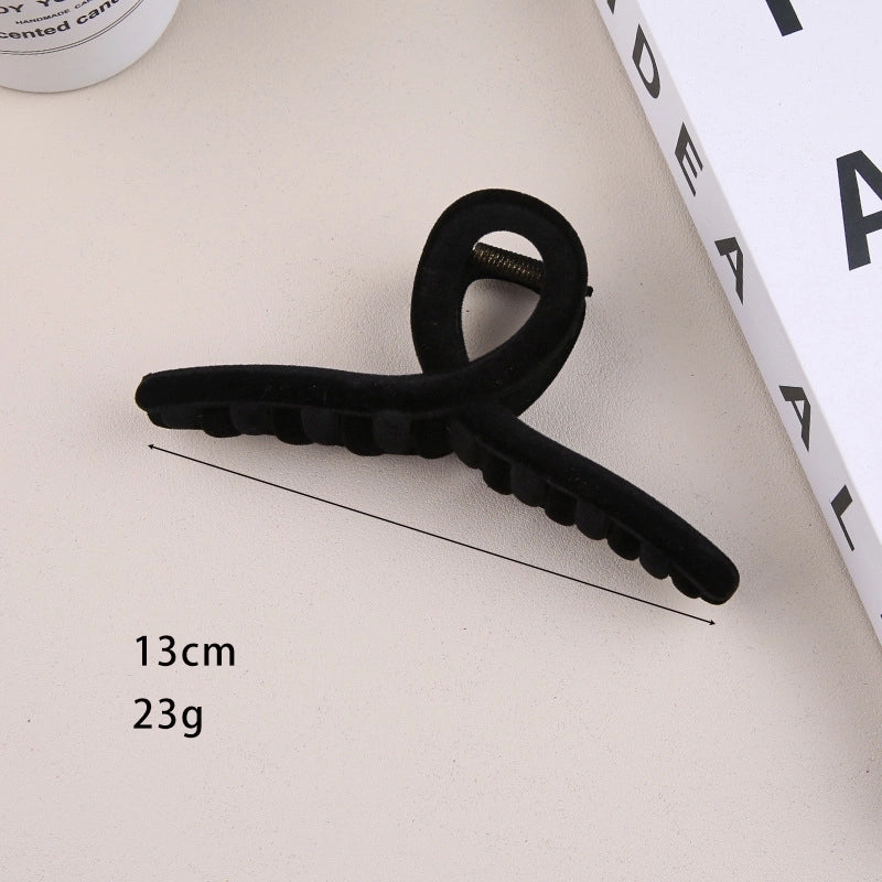 Women’s Retro Solid Color Plastic Hair Claws