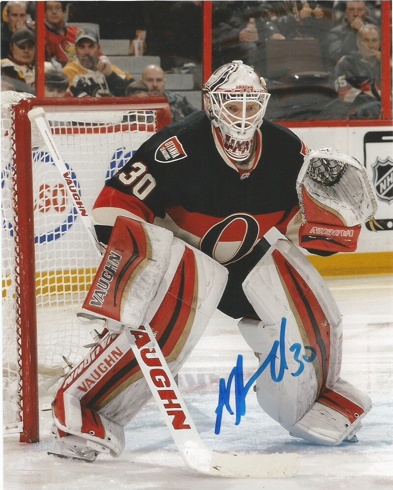 Ottawa Senators Andrew Hammond Signed Autographed 8x10 Photo Poster painting COA B