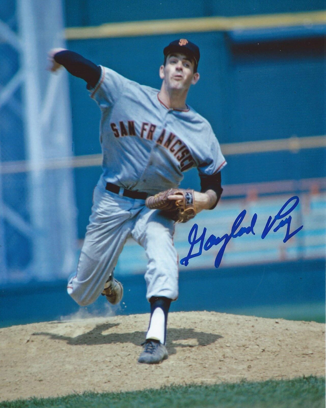 Gaylord Perry Signed 8x10 Photo Poster painting San Francisco Giants Autographed COA & Proof