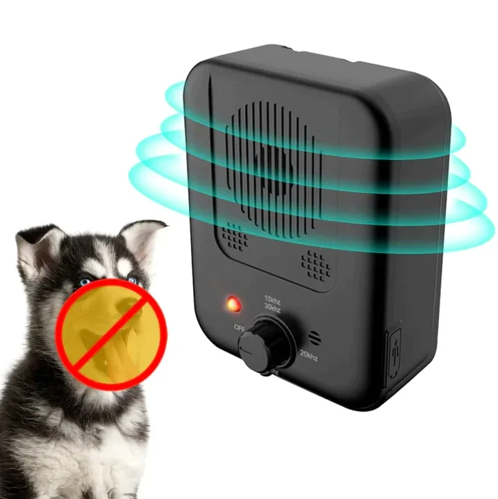 Anti-bark device that teaches your dog not to bark