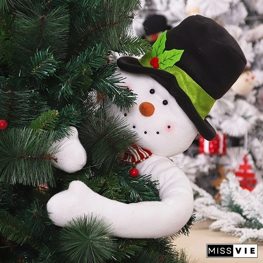 1Pcs Santa Claus Snowman Toy Merry Christmas Ornaments