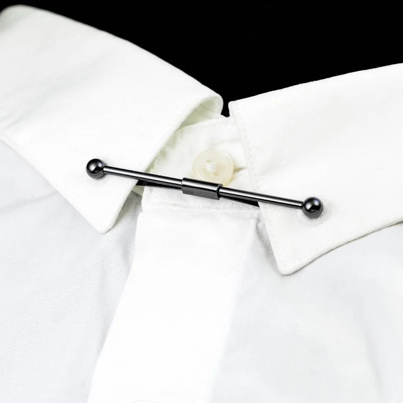 Metal Collar Clip Shirt Men's High-grade Non-injury Clothing Women's Prevent Exposure Buckle Neckwear Clips Classic Unisex Gifts