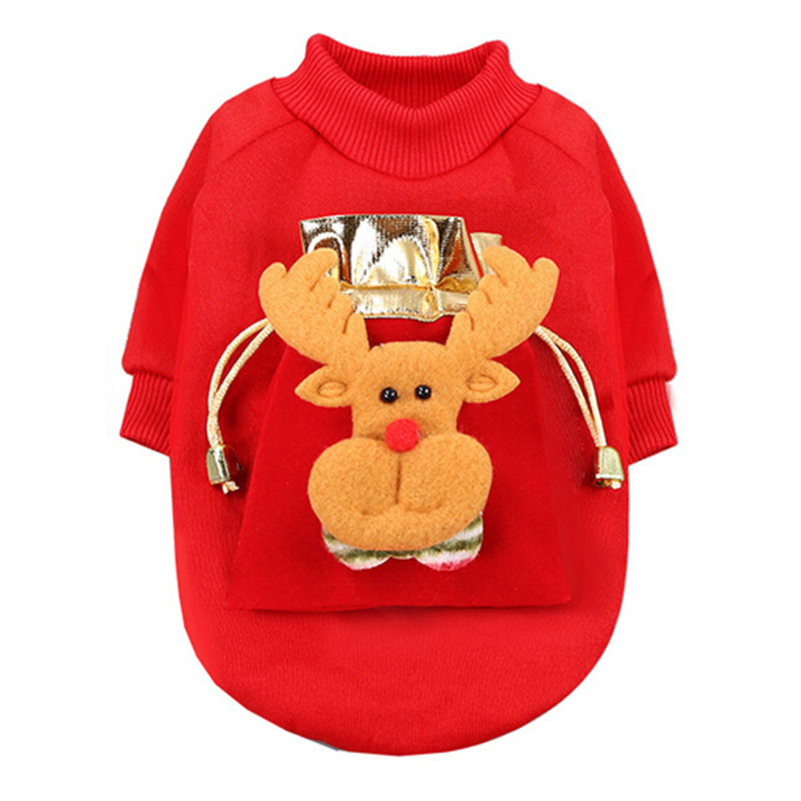 

Dog Christmas Costume, Elk Pullover Sweatshirt, Xmas Party Dress Up Clothes, 501 Original