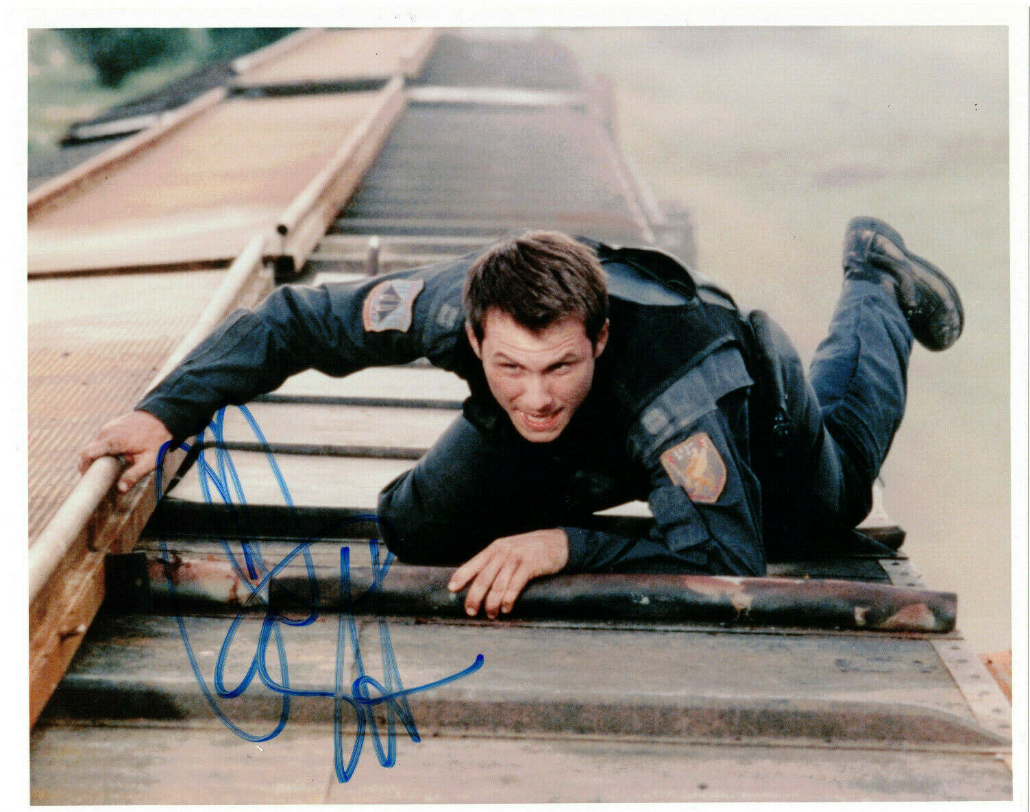 Christian Slater Authentic Signed 8x10 Photo Poster painting Autograph, Broken Arrow, Capt. Hale