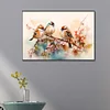 (60*40cm)Branch Birds Flowers - Full Round Drill Diamond Painting