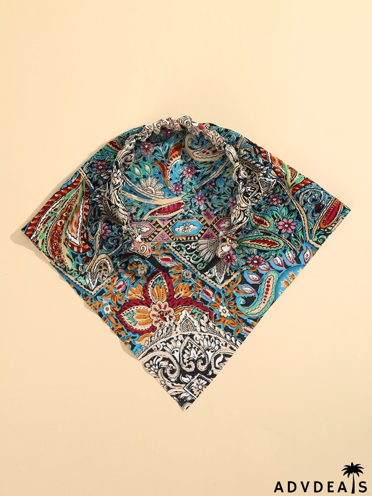 Flower Print Headband