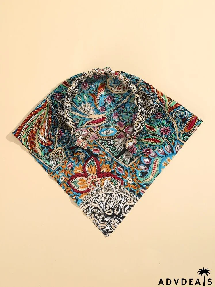 Flower Print Headband