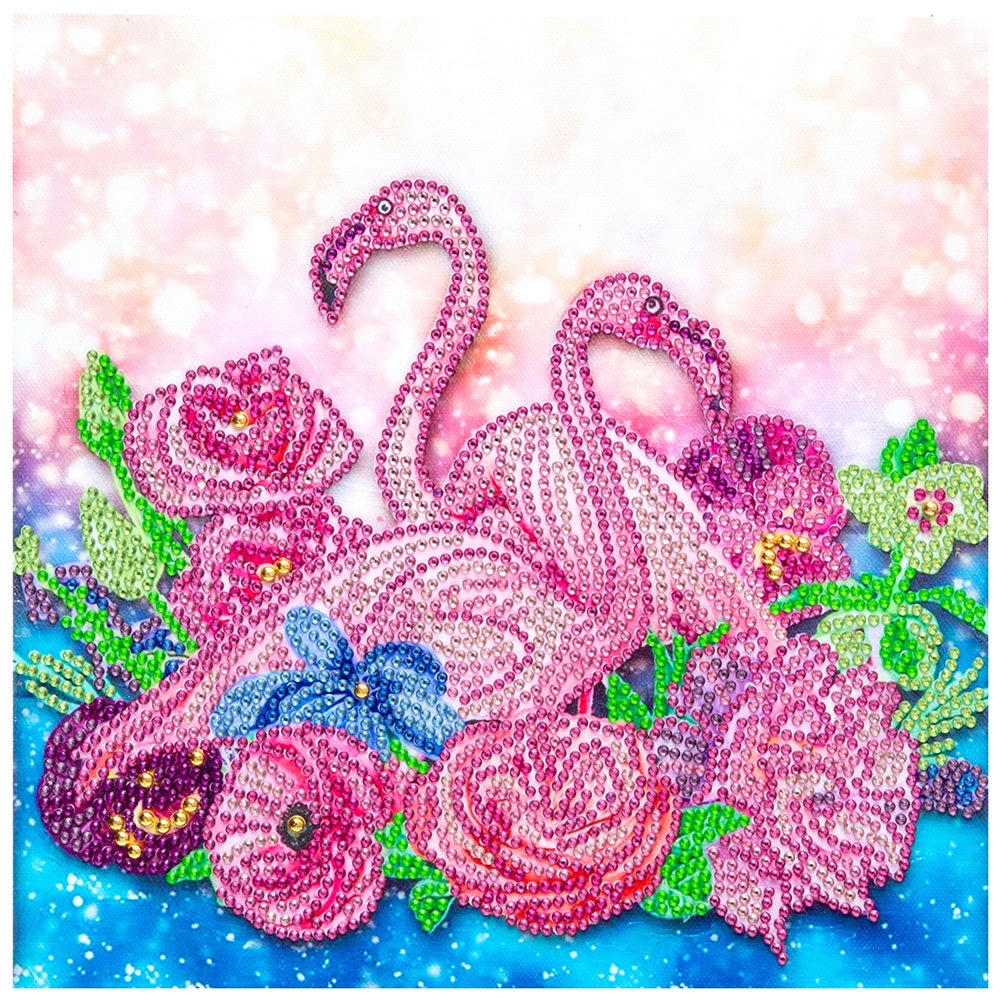 

Pink Swan - Special Shaped Diamond Painting - 30*30CM, 501 Original
