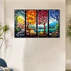 （AB/Square Drills)Four Seasons-Full Diamond Painting 65*40CM