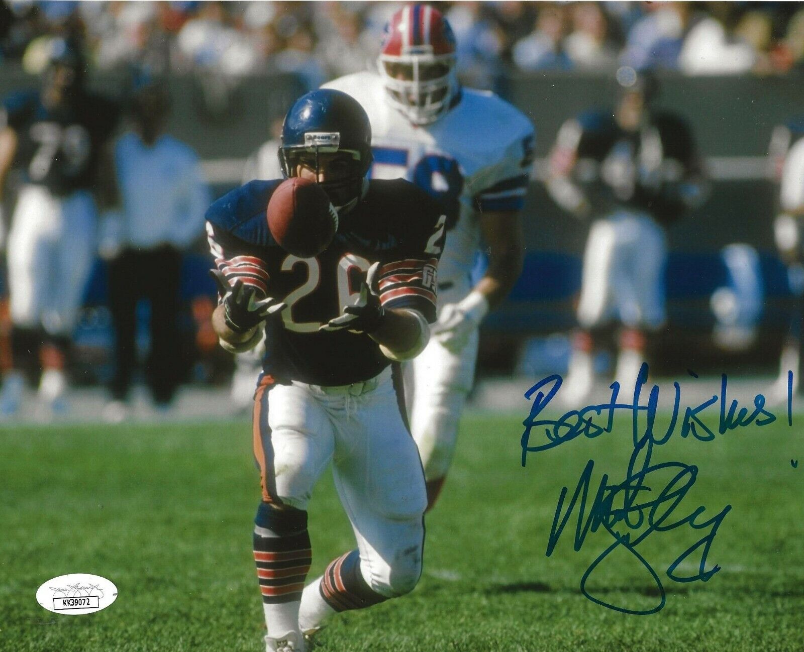 Matt Suhey signed Chicago Bears 8x10 Photo Poster painting autographed 4 JSA