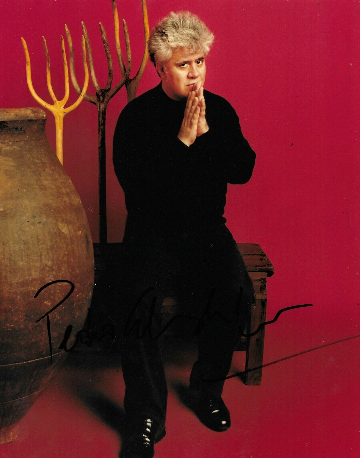 Pedro Almodovar Signed Volver 10x8 Photo Poster painting AFTAL