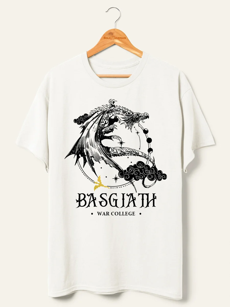 Oversized Vintage Basgiath War College T-Shirt ctolen