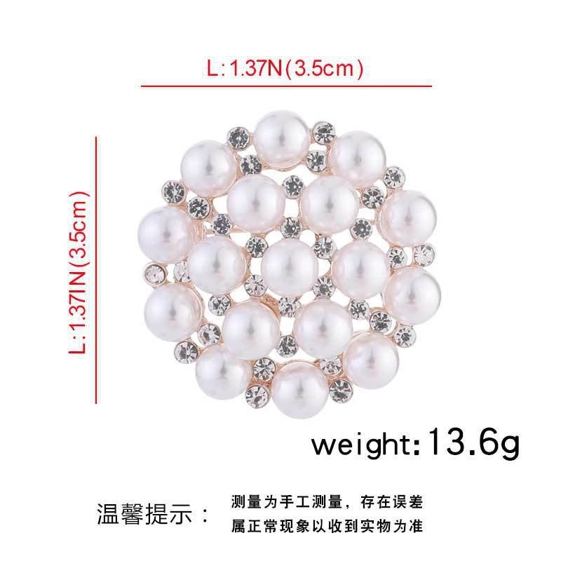 Elegant Glam Pin Heart Shape Flower Bow Knot Alloy Plating Artificial Pearls Women’s Brooches