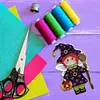 Witch DIY Cross Stitch Kit 14CT Thread Art Needlework Fridge Magnets 7x11cm tapestrymarket