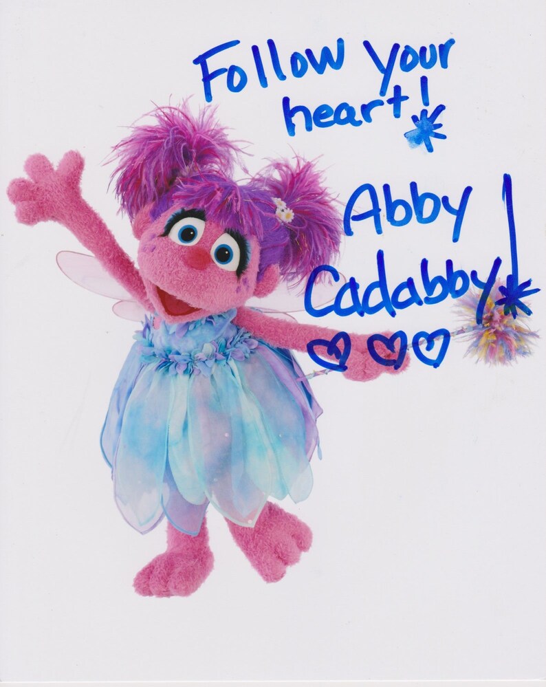 Leslie Carrara-Rudolph Signed Autographed Abby Cadabby