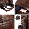 BAIGIO Mens Leather Handbag Crossbody Shoulder Messenger Bag Small Briefcase iPad Tablet Case for Work School Business Travel