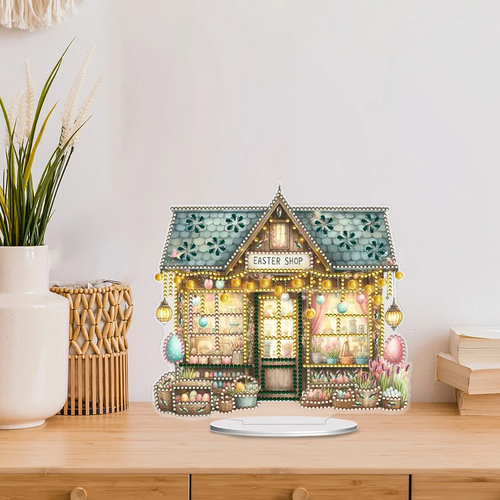 DIY Easter Shop Diamond Painting Ornaments 5D DIY Table Top Rhinestones Decors