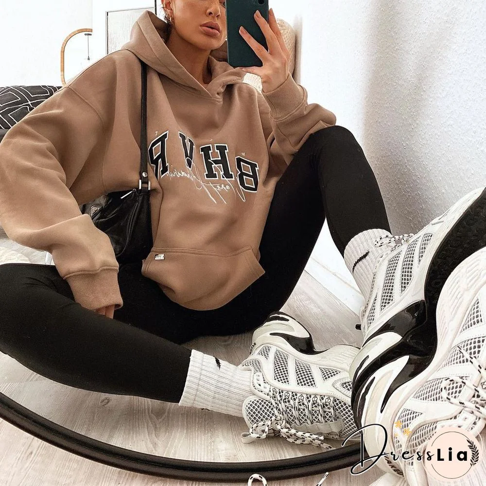 Vintage Loose Long Sleeve Sweatshirt