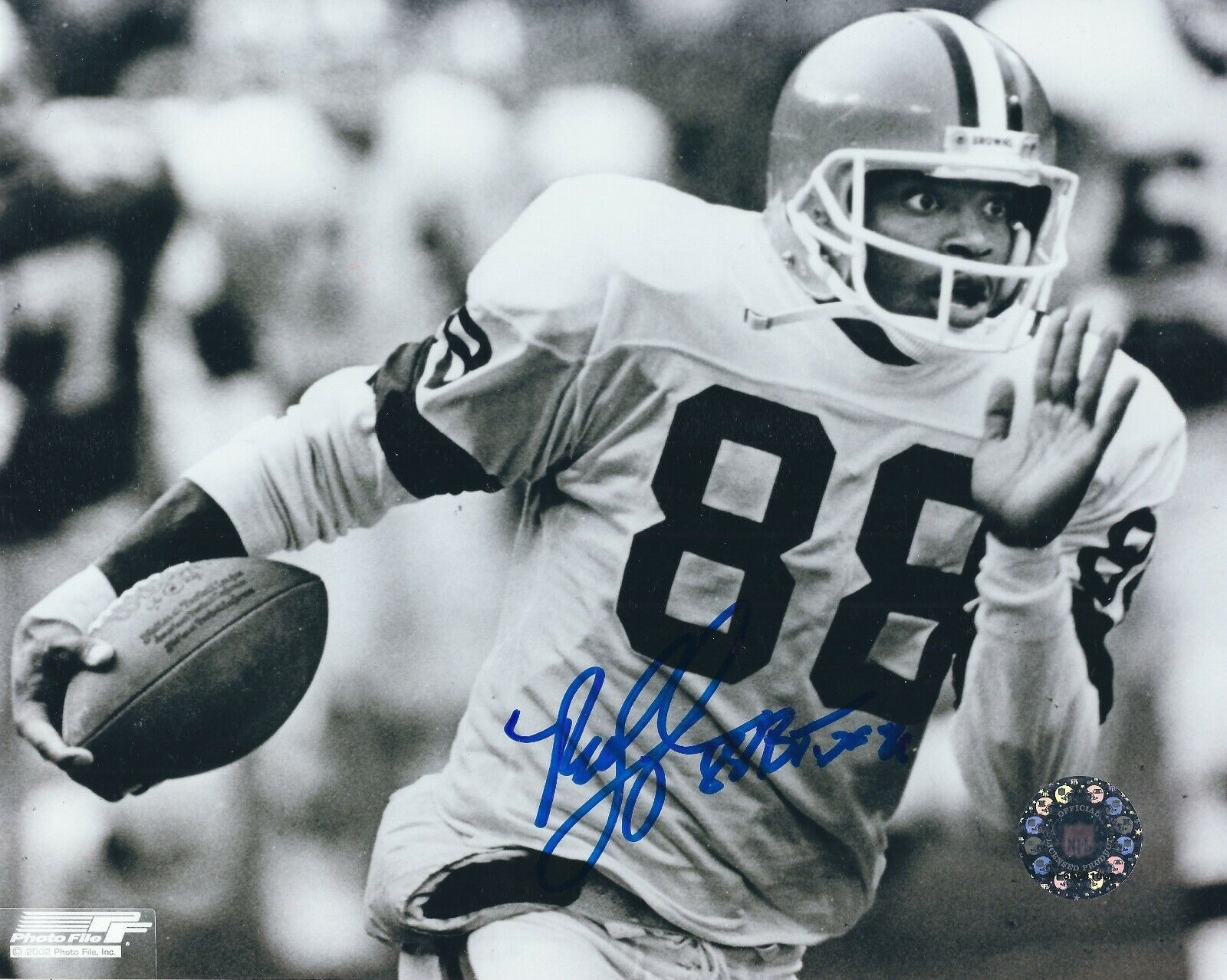 Autographed 8x10 REGGIE LANGHORNE Cleveland Browns Autographed Photo Poster painting - w/COA