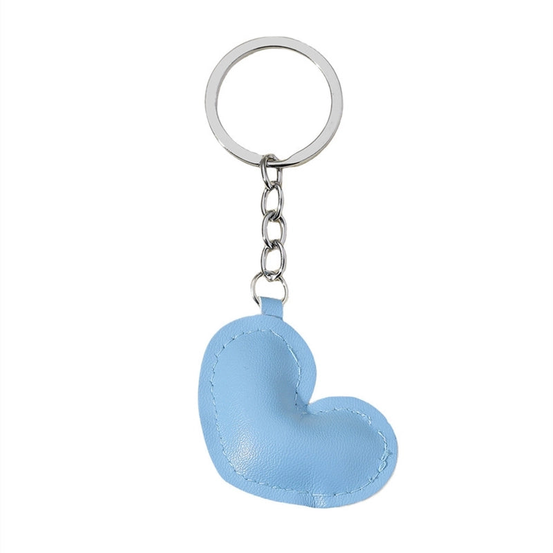 Classic Style Commute Heart Shape Pu Leather Valentine’S Day Unisex Bag Pendant Keychain