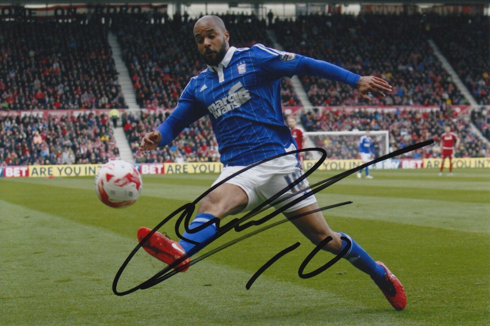 DAVID MCGOLDRICK HAND SIGNED 6X4 Photo Poster painting - FOOTBALL AUTOGRAPH - IPSWICH TOWN 1.