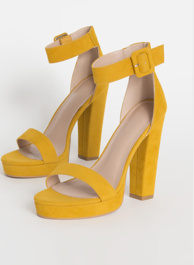 Custom Made Mustard Suede Sandals Vdcoo