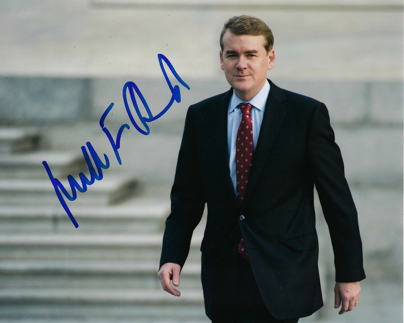 SENATOR MICHAEL BENNET 2020 DEMOCRATIC CANDIDATE SIGNED 8x10 Photo Poster painting C w/COA PROOF