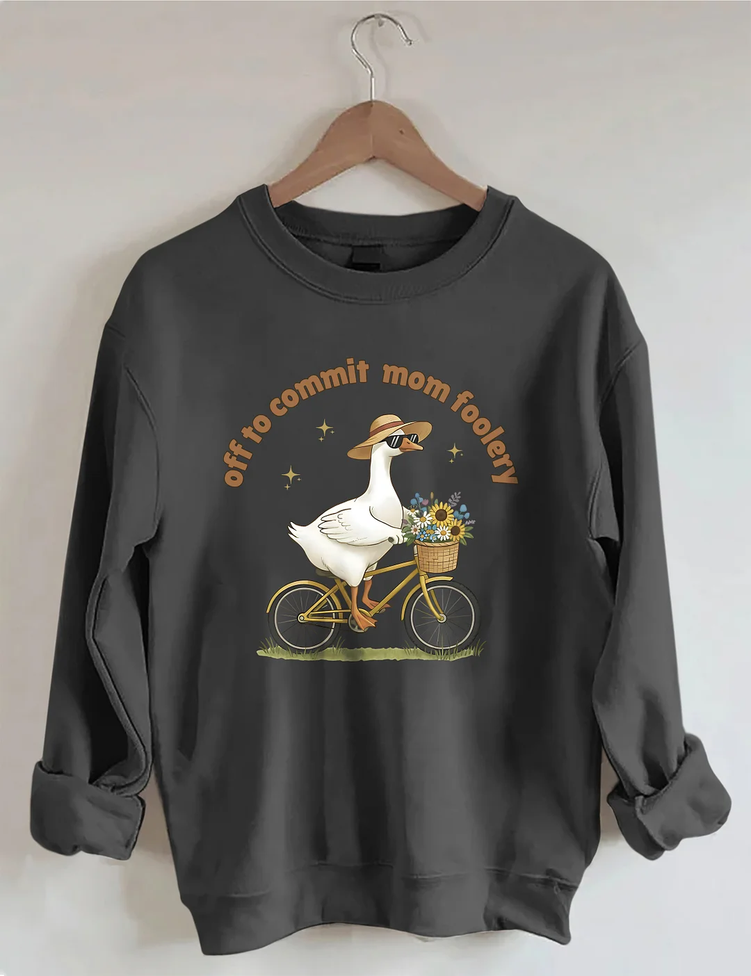 Off To Commit Mom Foolery Sweatshirt