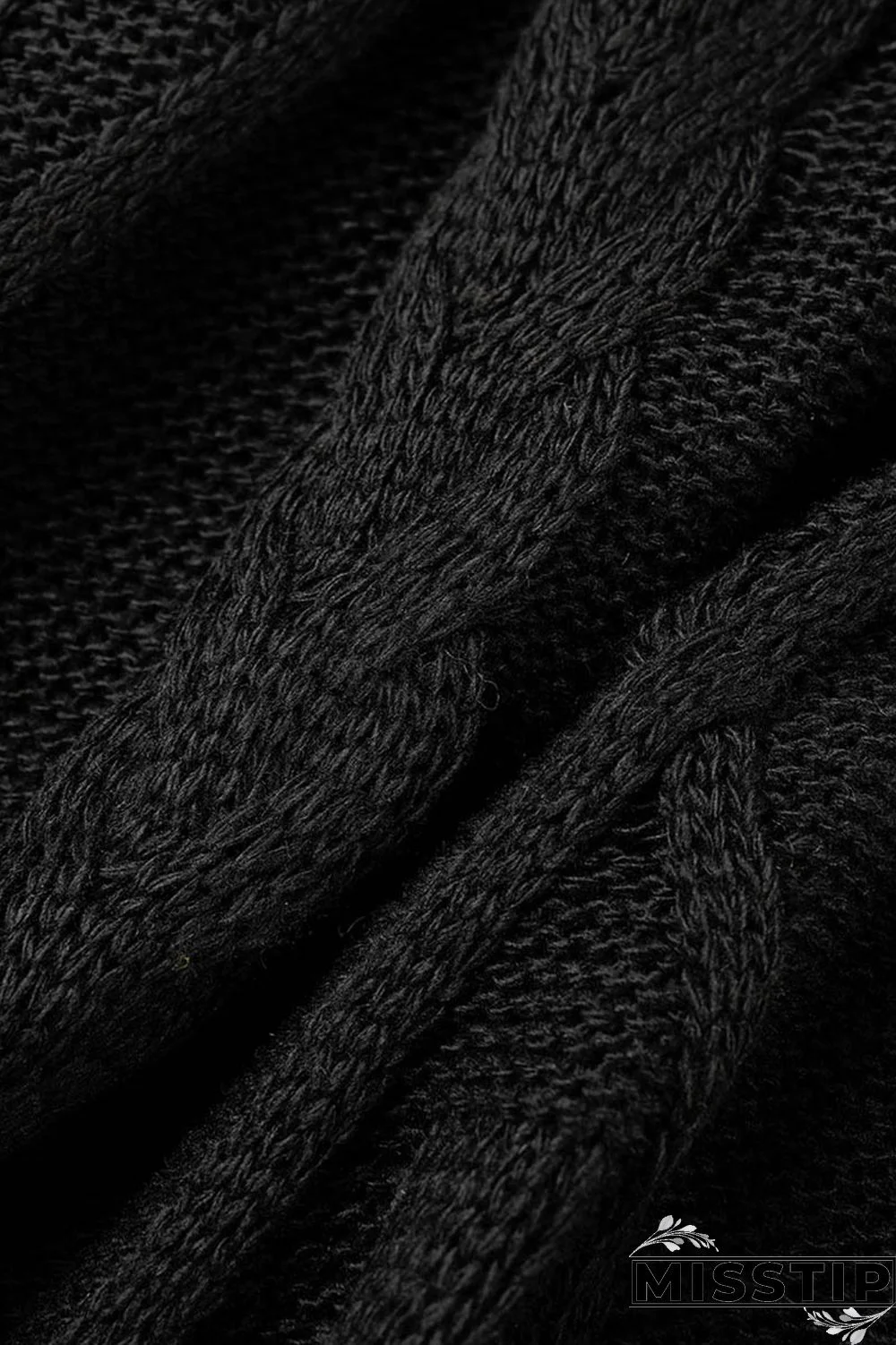 Black Casual Solid Patchwork Cardigan Collar Outerwear