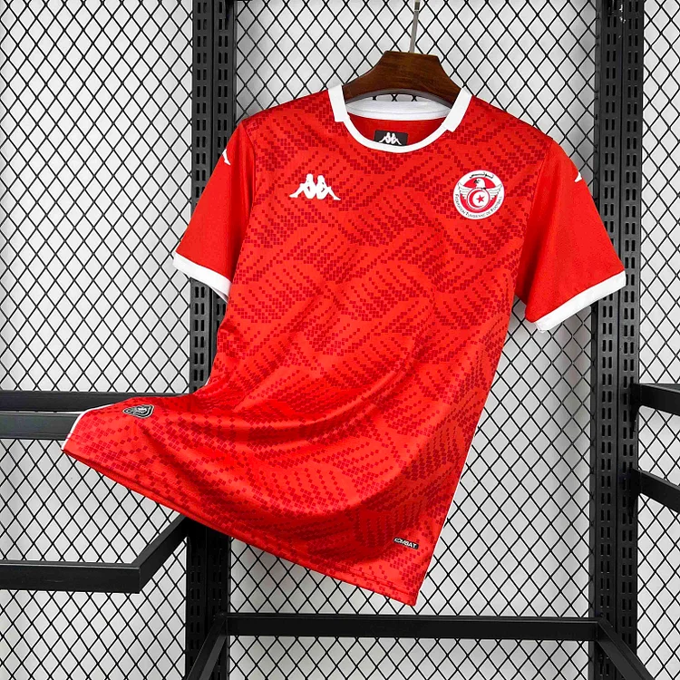 【S~4XL】Tunisia 2025 Africa Cup of Nations Home Football Jersey