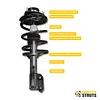 COMPLETESTRUTS - Front Quick Complete Strut Assemblies with Coil Springs and Rear Shock Absorbers Replacement for 2007-2013 Chevrolet Silverado 1500 - Set of 4