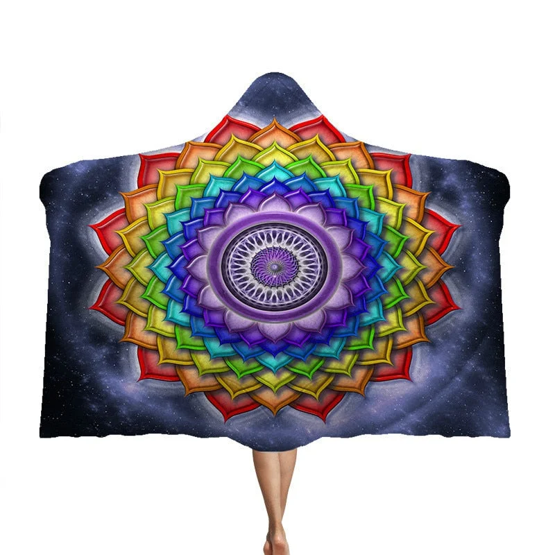 3D Printed Hooded Blanket Anime Soft Fluffy Blankets For Adults Sherpa Fleece Winter Throw Blanket Hoodie Blanket Travel Mantle