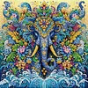 DIY Partial Special Shaped Drill Diamond Painting-Elephant