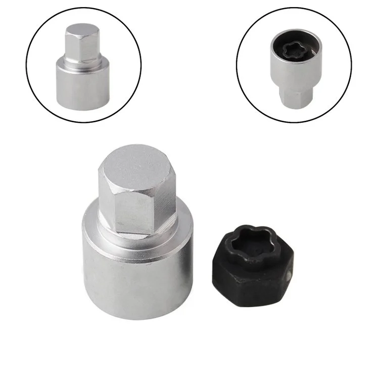 Garlaven Removal Key Socket Fit for   Tire Wheel Lock Anti-Theft Screw Lug Nut Bolt #41 Generic