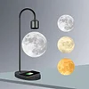 Magnetic Levitation Moon Lamp Zero Gravity Floating Moon Lamp With Mobile Phone Charging Plate