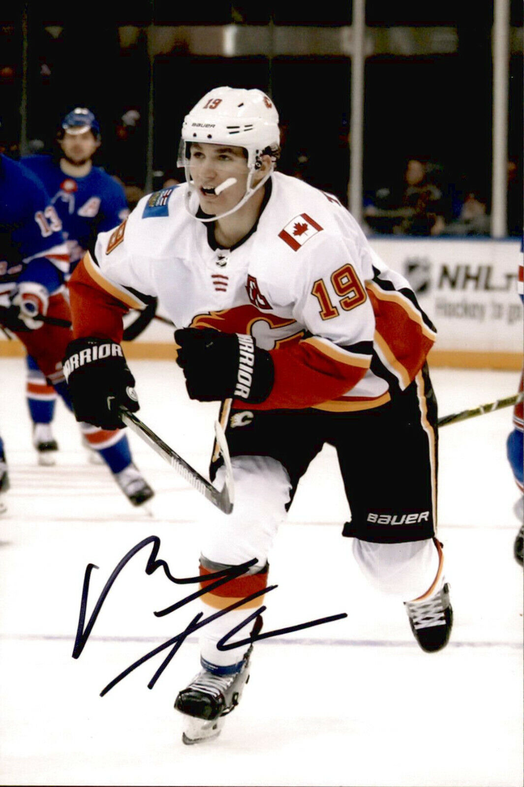 Matthew Matt Tkachuk SIGNED autographed 4x6 Photo Poster painting CALGARY FLAMES #19