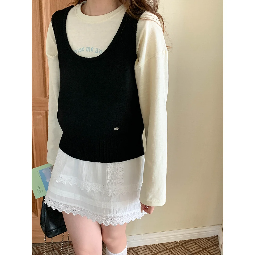 Sdrawing Sdrawing Morning With Chest Pad Temperament Generous Collar Slings Mid-Early Autumn New ZY1464