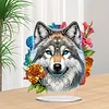 Flower Wolf Double Sided - 5D DIY Ornament